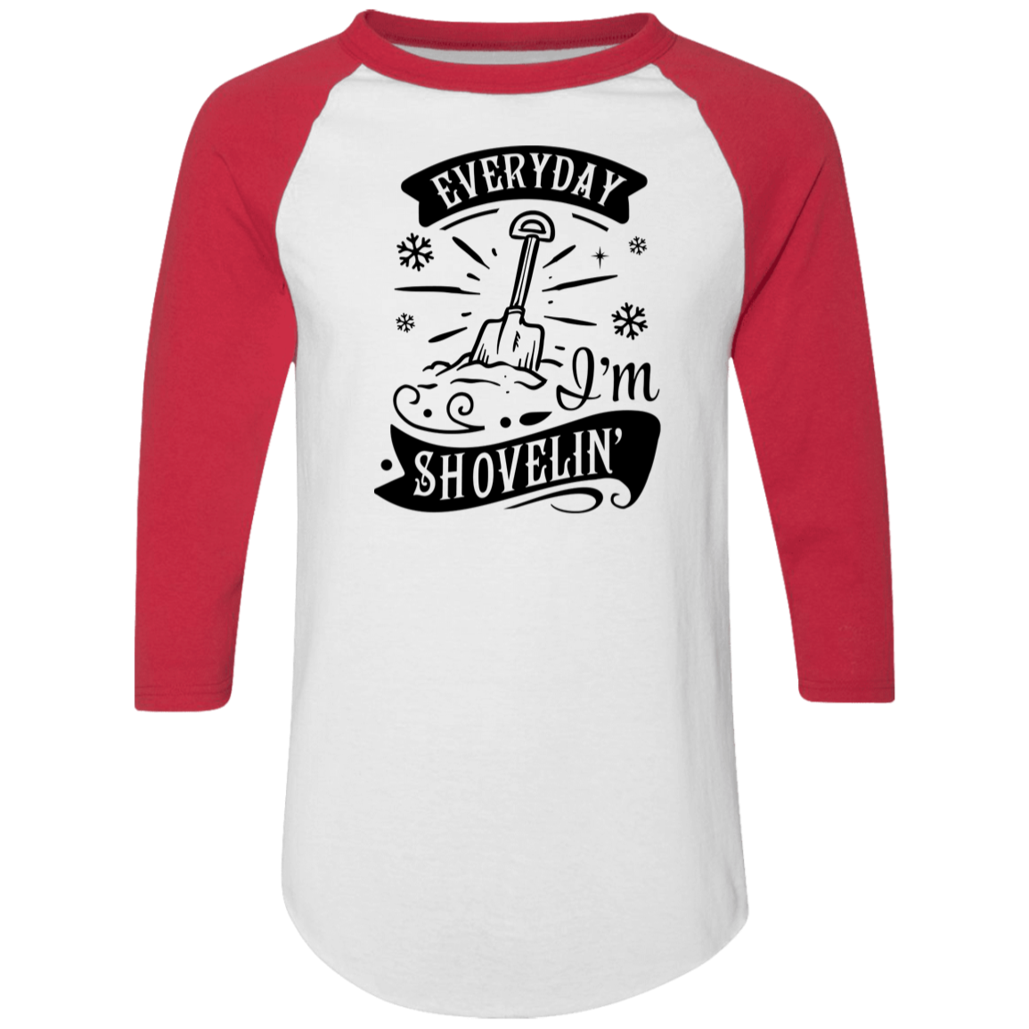 Everyday Im Shovelin 4420 Colorblock Raglan Jersey Everyday Im Shovelin 4420 Colorblock Raglan Jersey