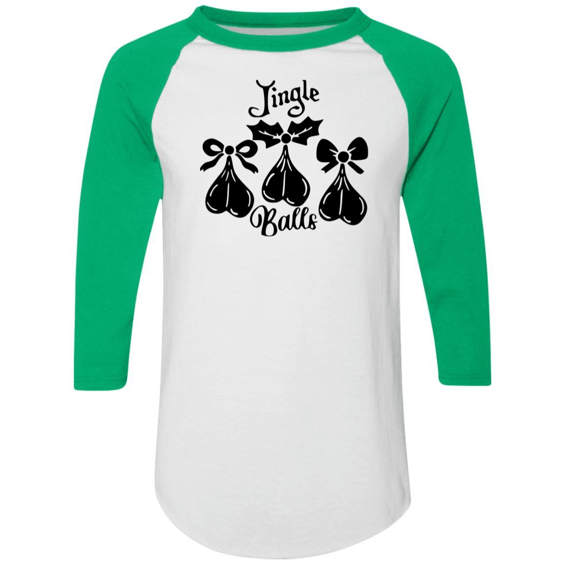 Jingle Balls 4420 Colorblock Raglan Jersey Jingle Balls 4420 Colorblock Raglan Jersey
