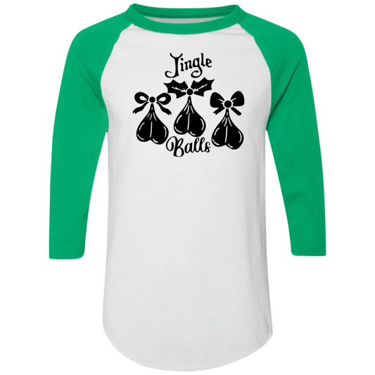 Jingle Balls 4420 Colorblock Raglan Jersey