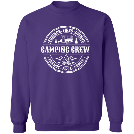 Camping Crew W G180 Crewneck Pullover Sweatshirt
