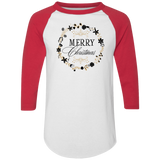 Merry Christmas 2 4420 Colorblock Raglan Jersey Merry Christmas 2 4420 Colorblock Raglan Jersey