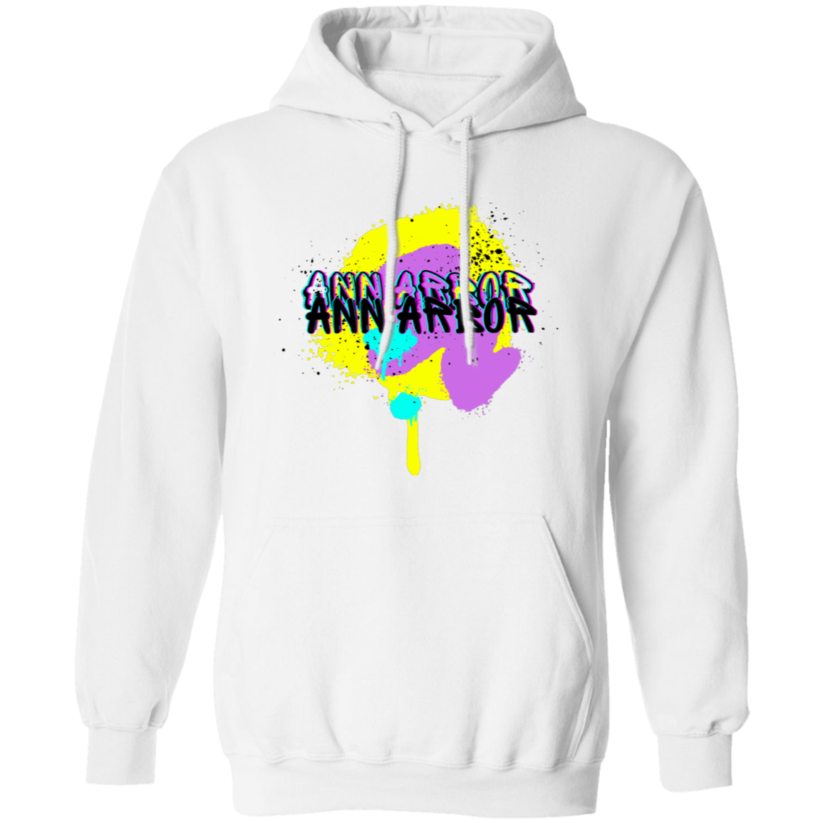 Ann Arbor Graffiti G185 Gildan Pullover Hoodie Ann Arbor Graffiti G185 Gildan Pullover Hoodie