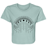 Moon B8882 Ladies' Flowy Cropped Tee Moon B8882 Ladies' Flowy Cropped Tee