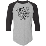 Lit As A Christmas Tree 4420 Colorblock Raglan Jersey Lit As A Christmas Tree 4420 Colorblock Raglan Jersey