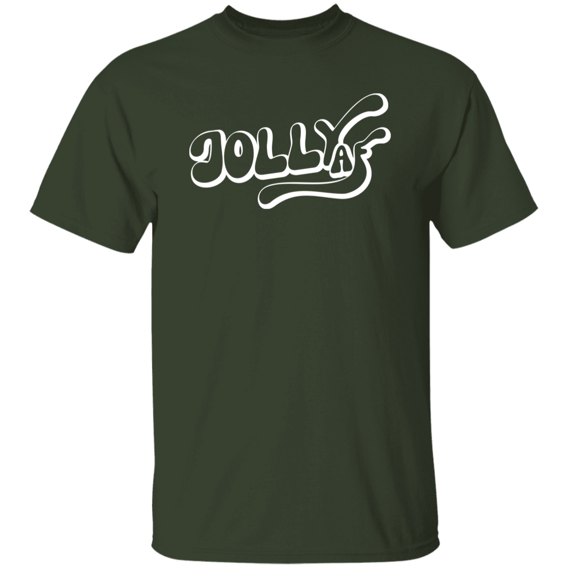 Jolly AF White G500 5.3 oz. T-Shirt Jolly AF White G500 5.3 oz. T-Shirt