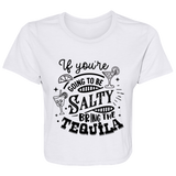 If Youre Going B8882 Ladies' Flowy Cropped Tee If Youre Going B8882 Ladies' Flowy Cropped Tee