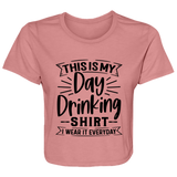 Day Drinking Shirt B8882 Ladies' Flowy Cropped Tee Day Drinking Shirt B8882 Ladies' Flowy Cropped Tee
