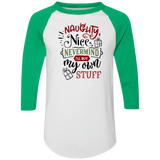 Naughty Nice Nevermind 4420 Colorblock Raglan Jersey Naughty Nice Nevermind 4420 Colorblock Raglan Jersey