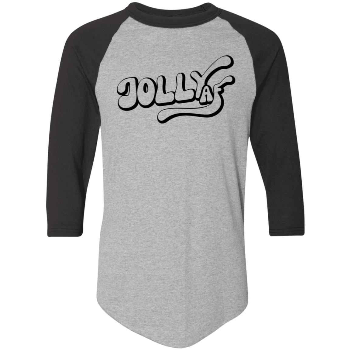 Jolly AF Black 4420 Colorblock Raglan Jersey Jolly AF Black 4420 Colorblock Raglan Jersey