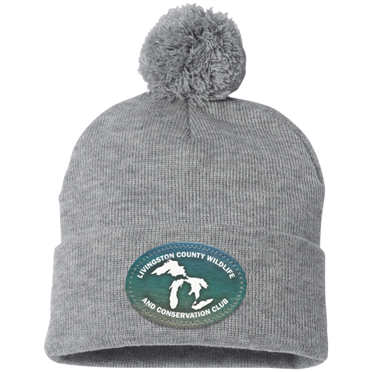 LCWCC Lakes SP15 Pom Pom Knit Cap - Patch