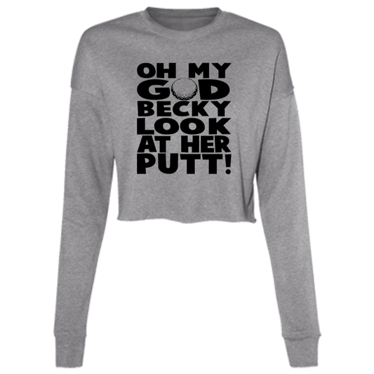 OMG Becky B7503 Ladies' Cropped Fleece Crew