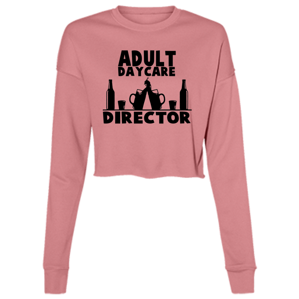 Adult Day Care B7503 Ladies' Cropped Fleece Crew Adult Day Care B7503 Ladies' Cropped Fleece Crew