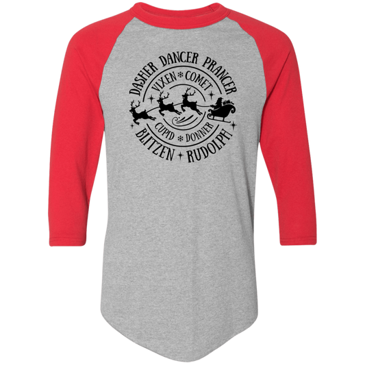 Reindeer Round 1 4420 Colorblock Raglan Jersey