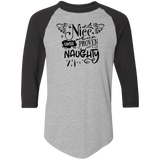 Nice Until Proven Naughty 4420 Colorblock Raglan Jersey Nice Until Proven Naughty 4420 Colorblock Raglan Jersey