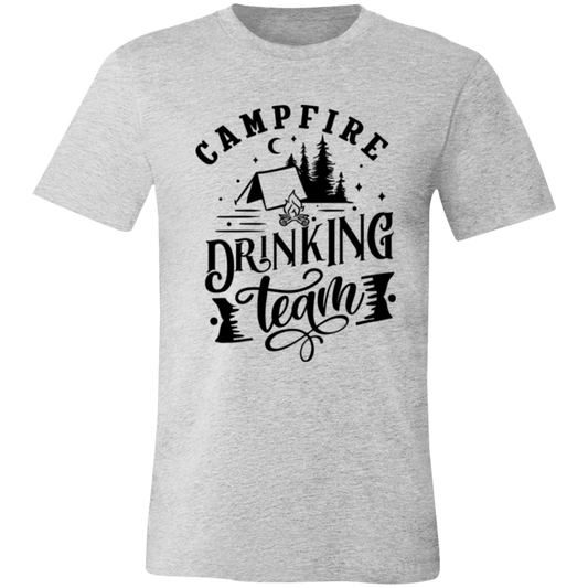 Campfire Drinking Team 1 B 3001C Unisex Jersey Short-Sleeve T-Shirt