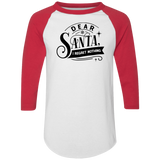 Dear Santa I Regret Nothing 4420 Colorblock Raglan Jersey Dear Santa I Regret Nothing 4420 Colorblock Raglan Jersey