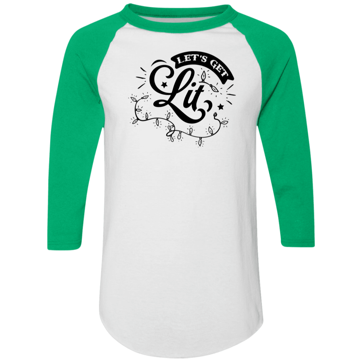 Lets Get Lit 4420 Colorblock Raglan Jersey Lets Get Lit 4420 Colorblock Raglan Jersey