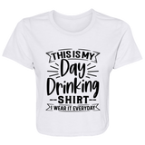 Day Drinking Shirt B8882 Ladies' Flowy Cropped Tee Day Drinking Shirt B8882 Ladies' Flowy Cropped Tee