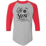 Let It Snow Somewhere Else 4420 Colorblock Raglan Jersey Let It Snow Somewhere Else 4420 Colorblock Raglan Jersey