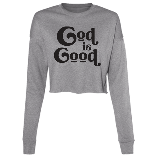 God Is Good B7503 Ladies' Cropped Fleece Crew