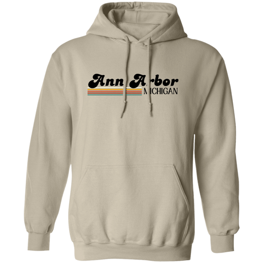 Ann Arbor Groovy 1 G185 Gildan Pullover Hoodie