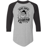 Dear Santa Stop Judging Me 4420 Colorblock Raglan Jersey Dear Santa Stop Judging Me 4420 Colorblock Raglan Jersey