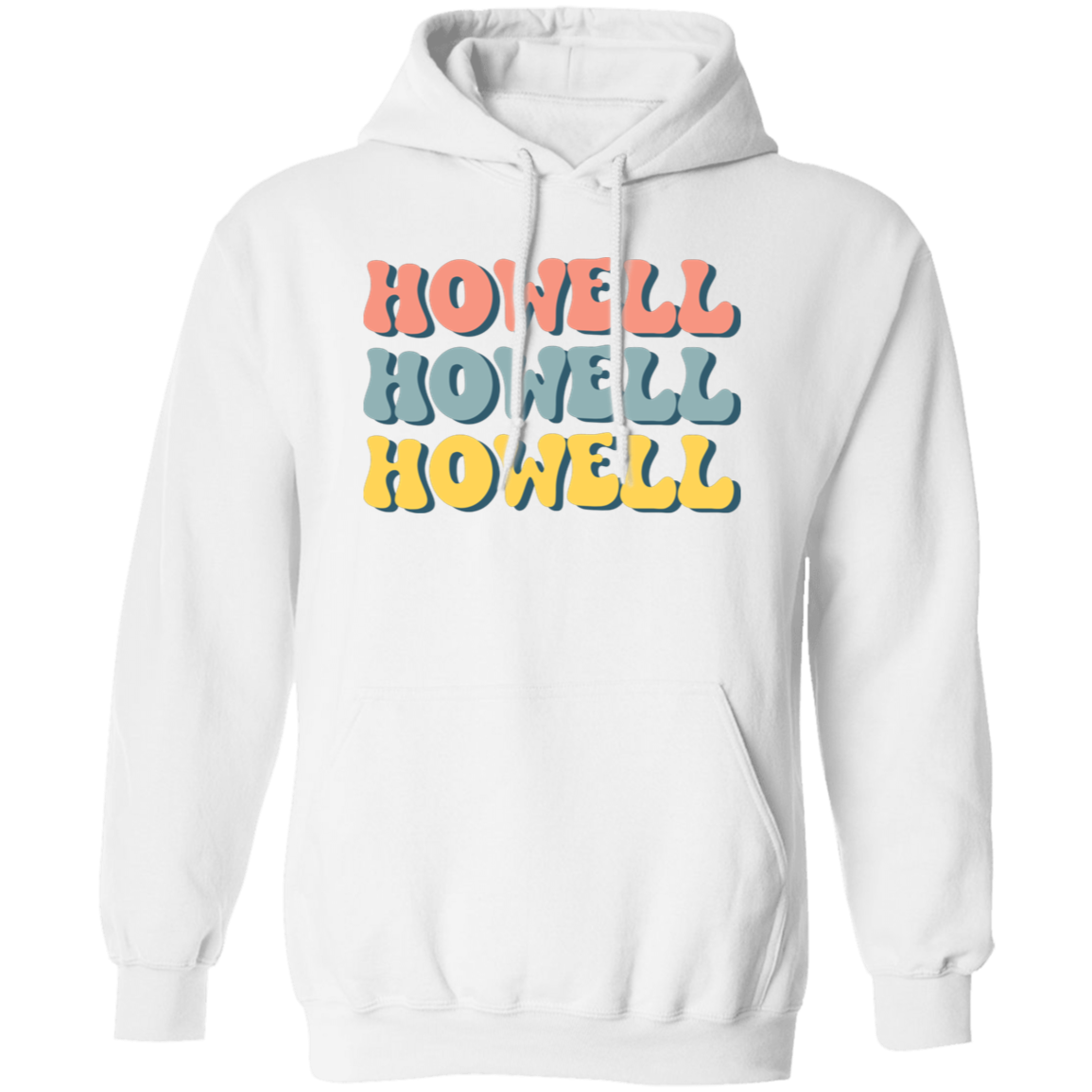Howell Retro G185 Gildan Pullover Hoodie Howell Retro G185 Gildan Pullover Hoodie