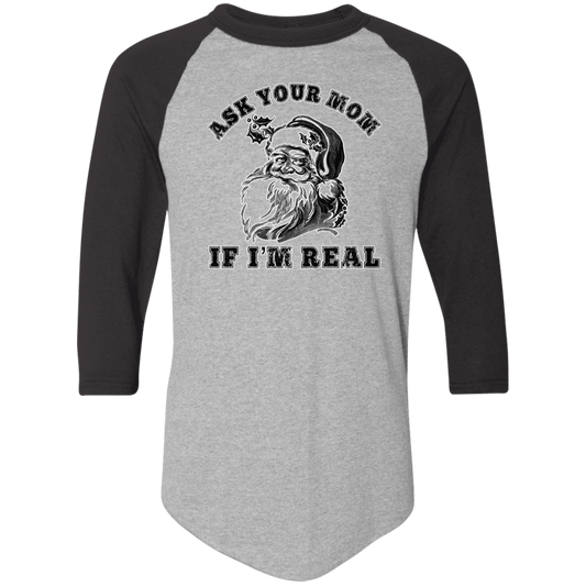 Ask Your Mom 4420 Colorblock Raglan Jersey