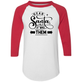 Dear Santa It Was Them 4420 Colorblock Raglan Jersey Dear Santa It Was Them 4420 Colorblock Raglan Jersey