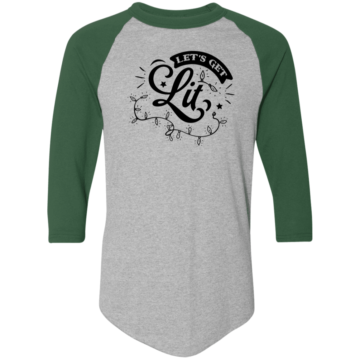 Lets Get Lit 4420 Colorblock Raglan Jersey Lets Get Lit 4420 Colorblock Raglan Jersey