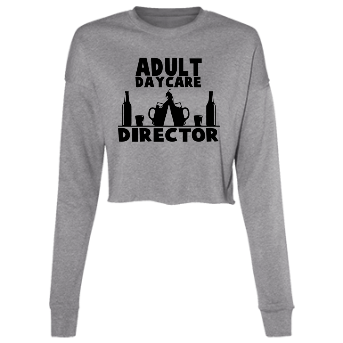 Adult Day Care B7503 Ladies' Cropped Fleece Crew Adult Day Care B7503 Ladies' Cropped Fleece Crew