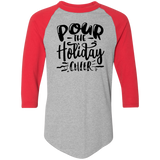 Pour The Holiday Cheer 4420 Colorblock Raglan Jersey Pour The Holiday Cheer 4420 Colorblock Raglan Jersey