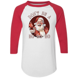Don'T Be A Ho Ho Ho 4420 Colorblock Raglan Jersey Don'T Be A Ho Ho Ho 4420 Colorblock Raglan Jersey