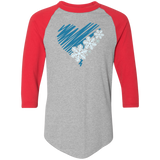 Heart & Snowflakes 2 4420 Colorblock Raglan Jersey Heart & Snowflakes 2 4420 Colorblock Raglan Jersey