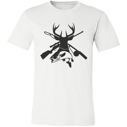 Deer And Fish 3001C Unisex Jersey Short-Sleeve T-Shirt