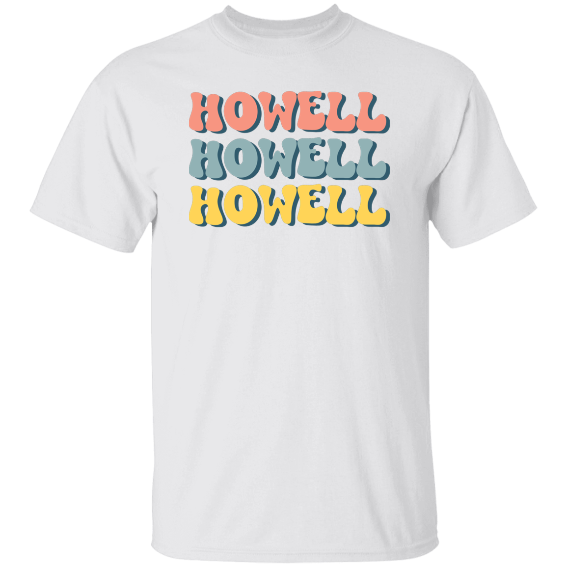 Howell Retro G500 5.3 oz. T-Shirt Howell Retro G500 5.3 oz. T-Shirt