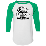 Dear Santa It Was Them 4420 Colorblock Raglan Jersey Dear Santa It Was Them 4420 Colorblock Raglan Jersey