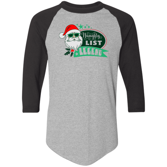 Naughty List Legend 4420 Colorblock Raglan Jersey