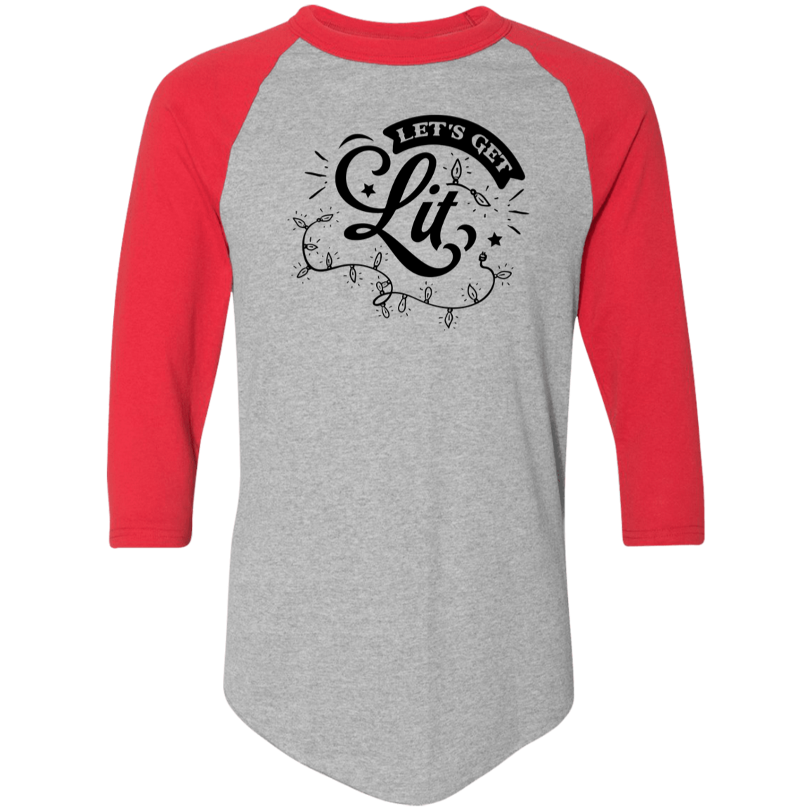 Lets Get Lit 4420 Colorblock Raglan Jersey Lets Get Lit 4420 Colorblock Raglan Jersey
