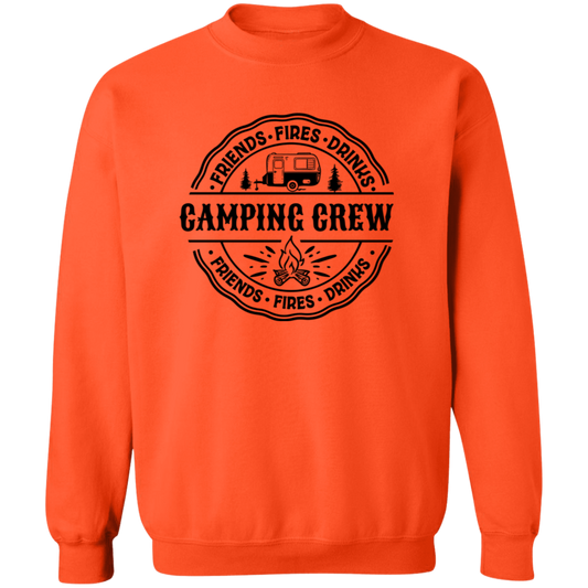 Camping Crew B G180 Crewneck Pullover Sweatshirt