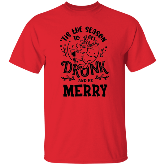 Tis The Season To Get Drunk Basic T-Shirt
