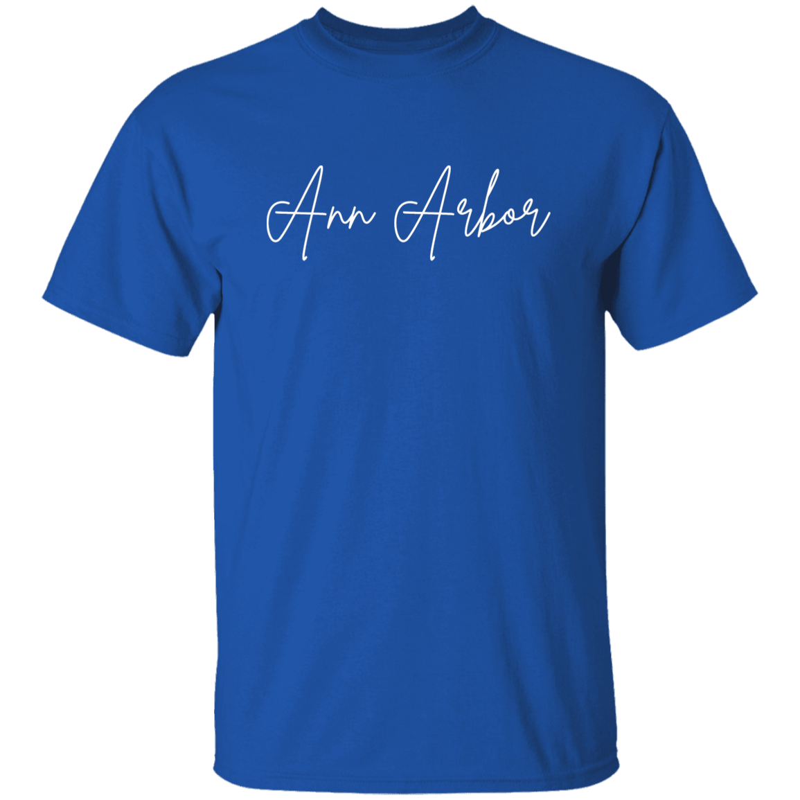 Ann Arbor Skinny 1 White G500 5.3 oz. T-Shirt Ann Arbor Skinny 1 White G500 5.3 oz. T-Shirt