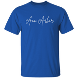 Ann Arbor Skinny 1 White G500 5.3 oz. T-Shirt Ann Arbor Skinny 1 White G500 5.3 oz. T-Shirt