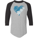 Heart & Snowflakes 2 4420 Colorblock Raglan Jersey Heart & Snowflakes 2 4420 Colorblock Raglan Jersey