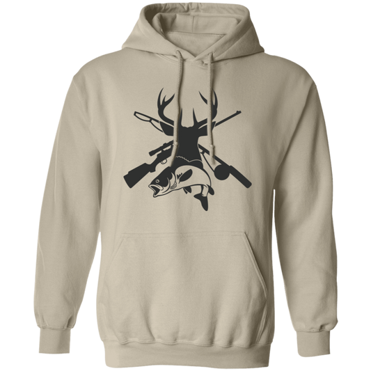 Deer And Fish G185 Pullover Hoodie