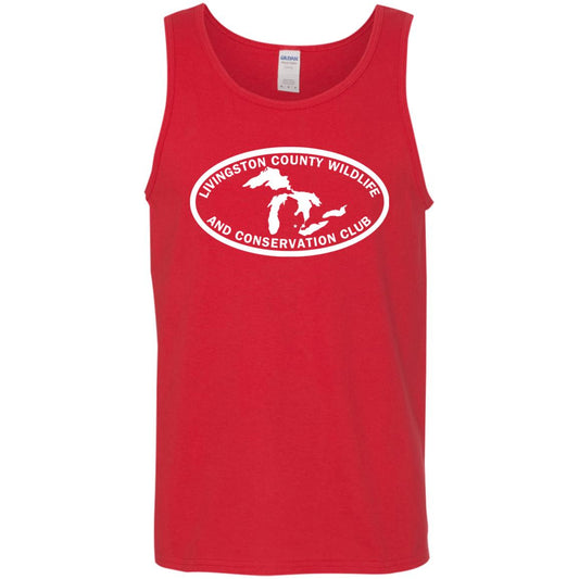 LCWCC Lakes - White G520 Cotton Tank Top 5.3 oz.