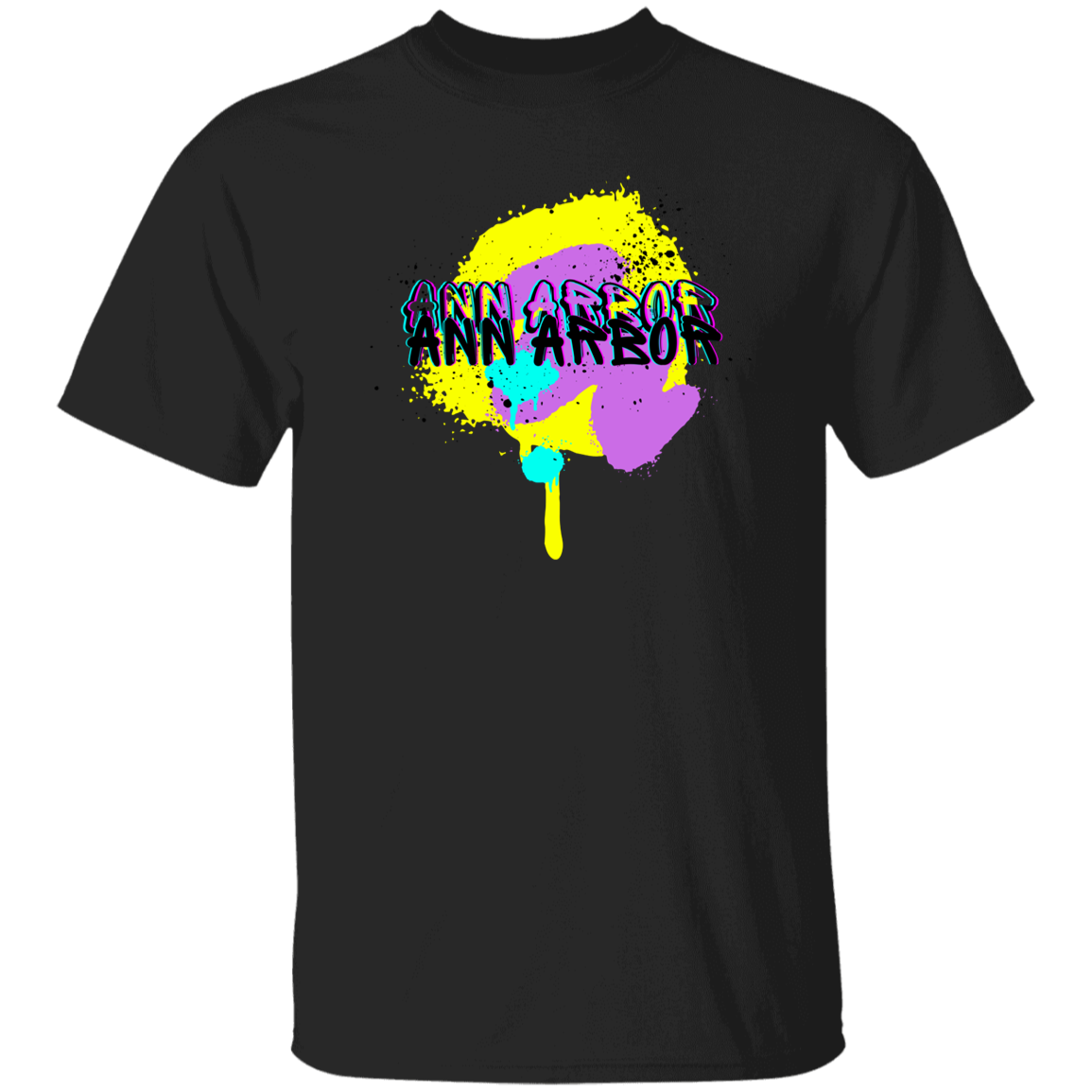 Ann Arbor Graffiti G500 5.3 oz. T-Shirt Ann Arbor Graffiti G500 5.3 oz. T-Shirt