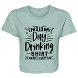 Day Drinking Shirt B8882 Ladies' Flowy Cropped Tee Day Drinking Shirt B8882 Ladies' Flowy Cropped Tee