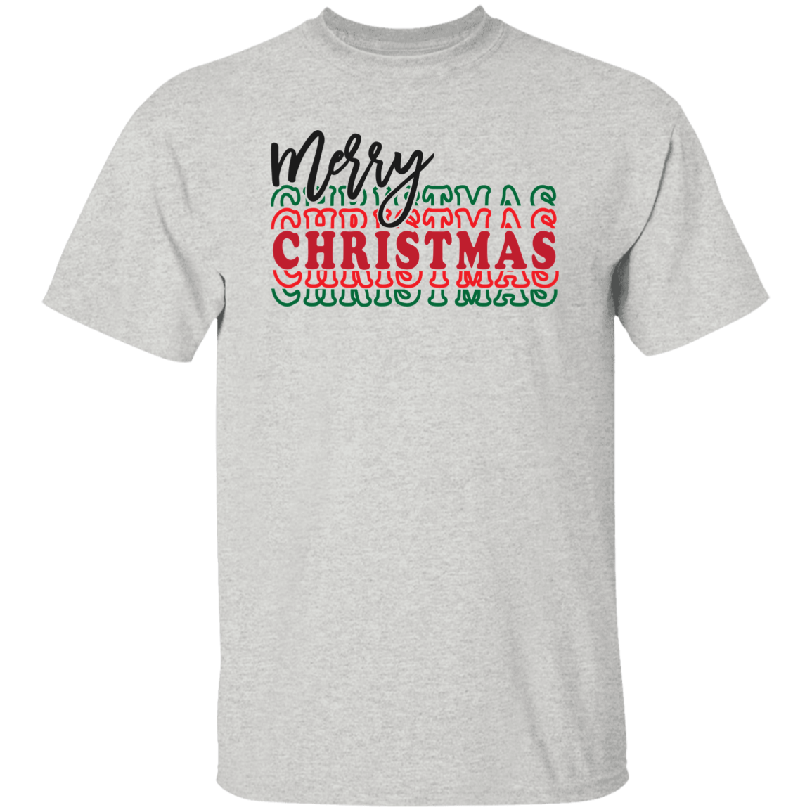 Merry Christmas 3 G500 5.3 oz. T-Shirt Merry Christmas 3 G500 5.3 oz. T-Shirt