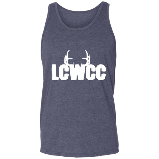 LCWCC Rack Logo - White 3480 Unisex Tank